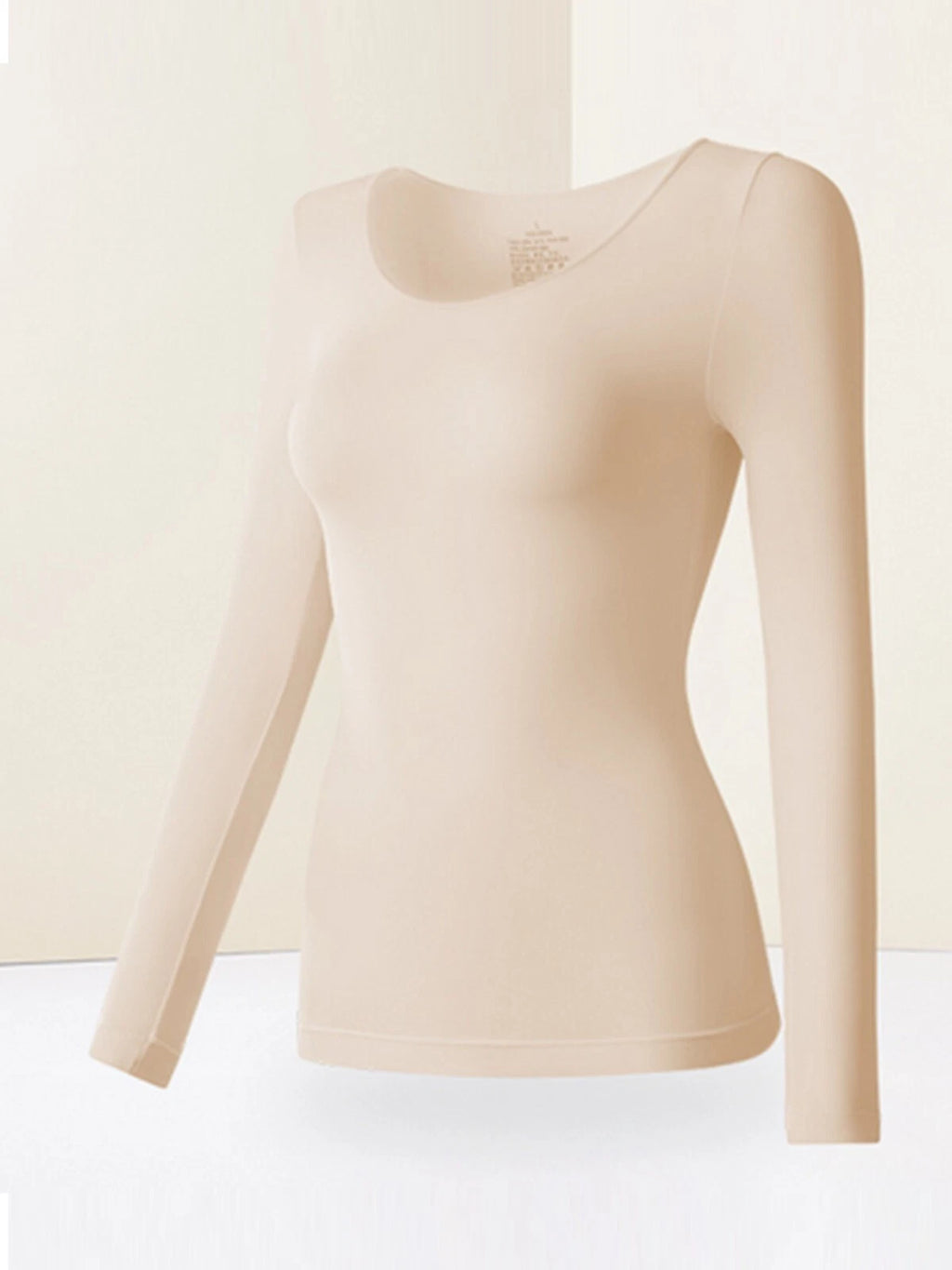 Women Ultra Thin High Elasticity Thermal Long Johns Underwear Top&Bottom 2PC Set