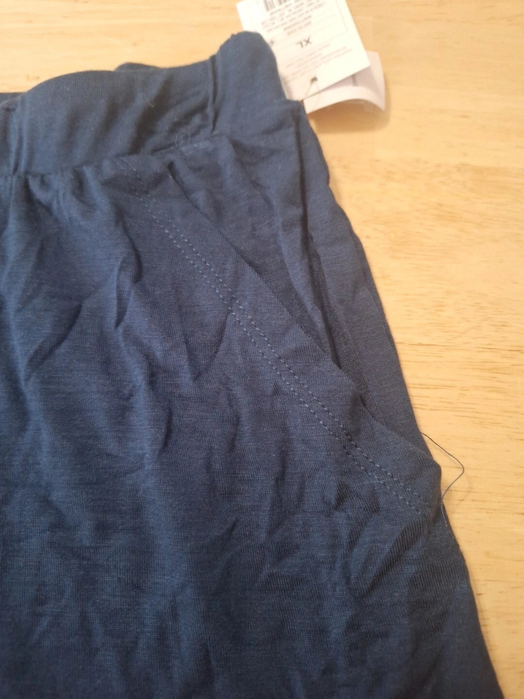Auden Women's Size XL  Knit Pajama Shorts, Navy Blue
