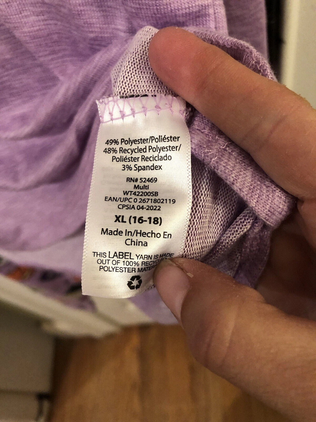 NWT Womens Purple Witch Halloween Pajamas Size XL Sleep Set SKU WR Long Sleeved