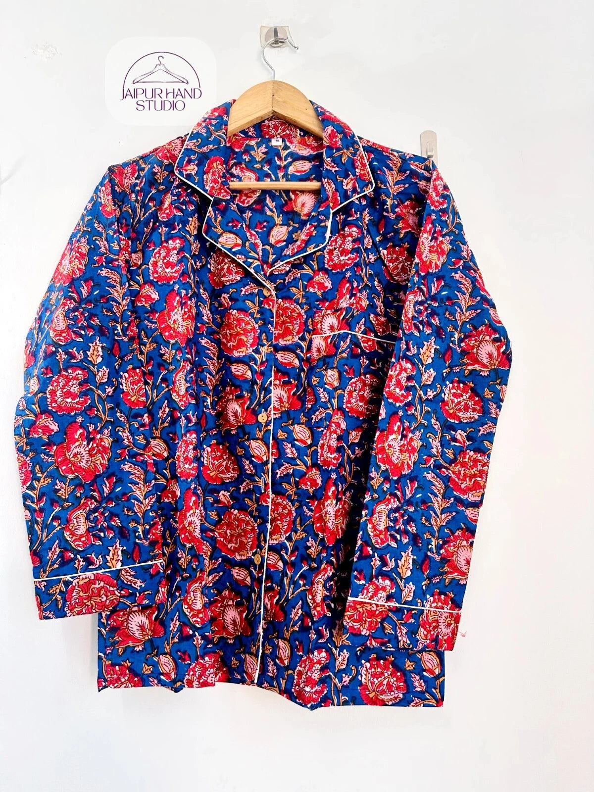 Cotton Pajamas and Shirt Indian Pj Set Women's Summer Dress Cotton Pajamas Set .