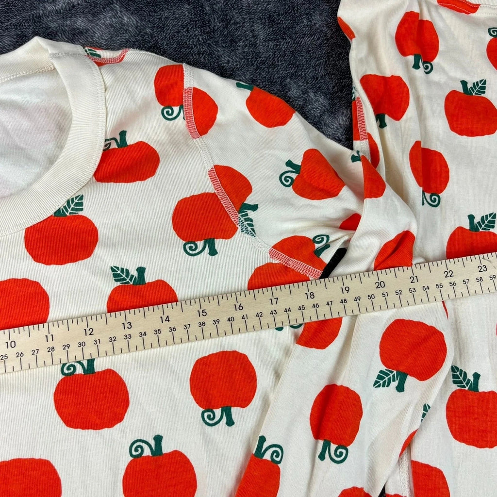 Hanna Andersson Organic Cotton Pumpkin Pajama Set Pants Top Women's S/M