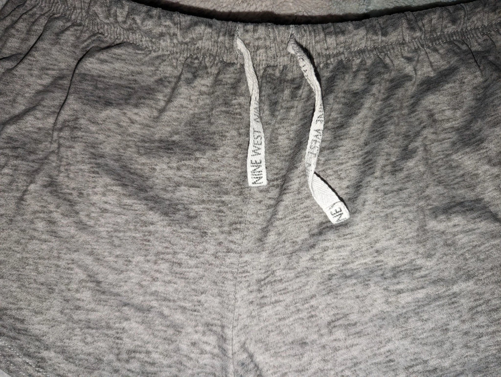 Nine West Women's Soft Sleepwear Shorts Pajama Shorts Gray Size Small Used