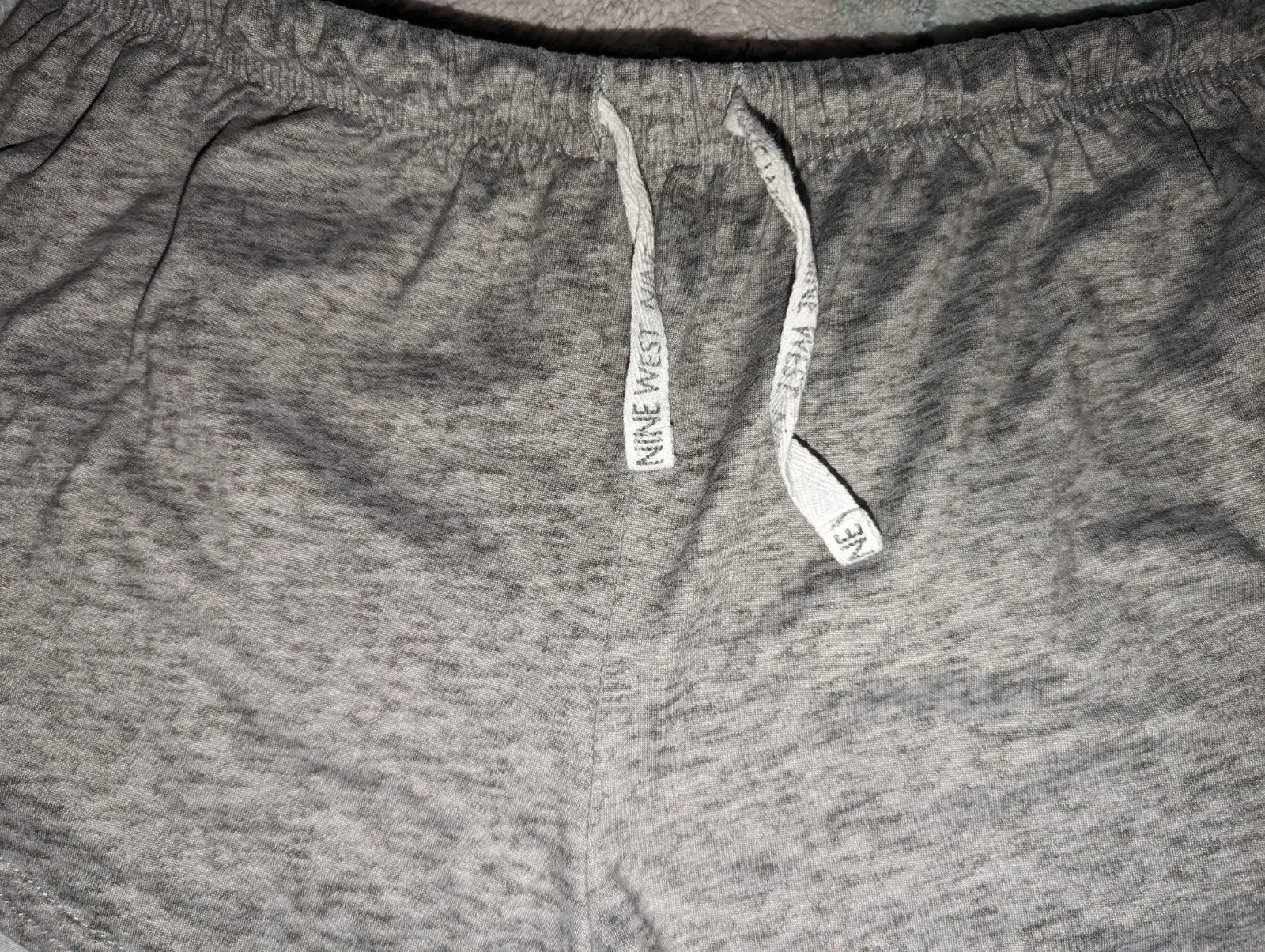 Nine West Women's Soft Sleepwear Shorts Pajama Shorts Gray Size Small Used