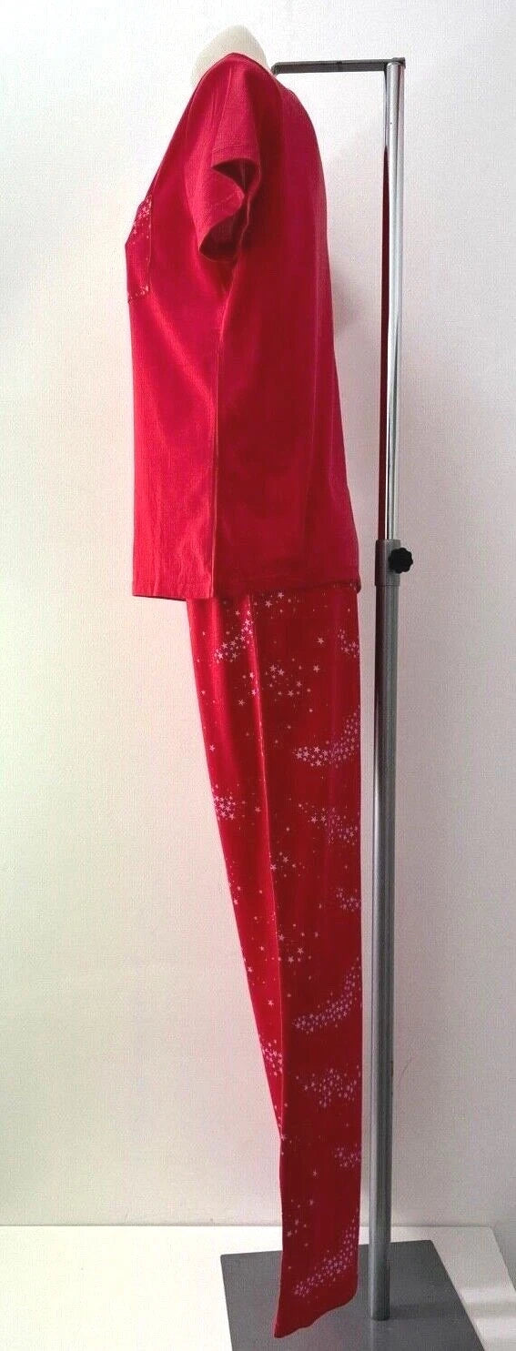 Ladies New Ex George Cotton Star Print Pyjamas  Size 4-6 8-10 12-14 16-18 20-22