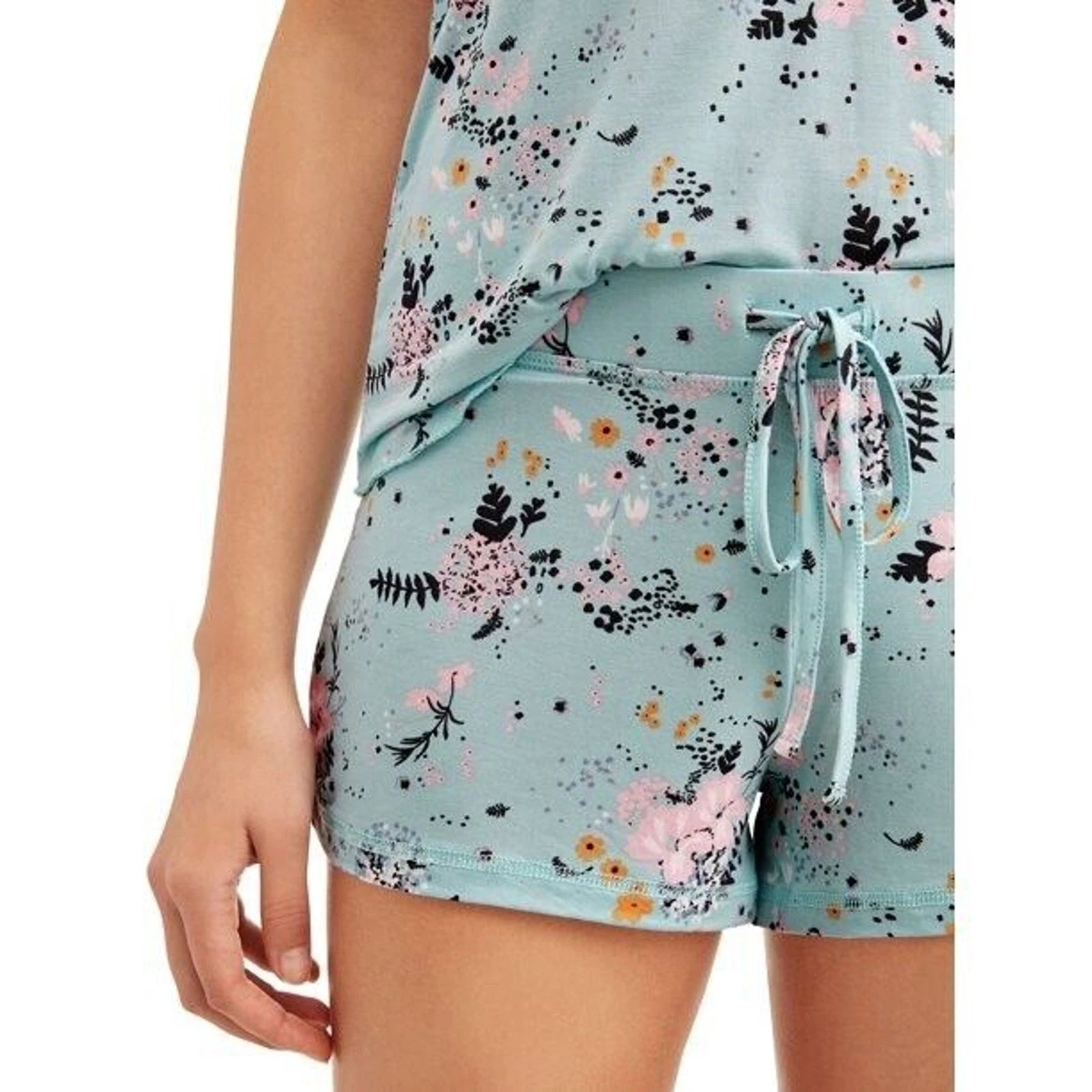 Honeydew NWT All American Shortie Set Blue Floral Size L