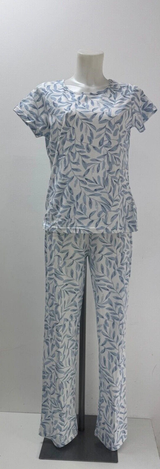 Ladies New Ex Avon 100% COTTON Pyjamas  Size 8-10 12-14