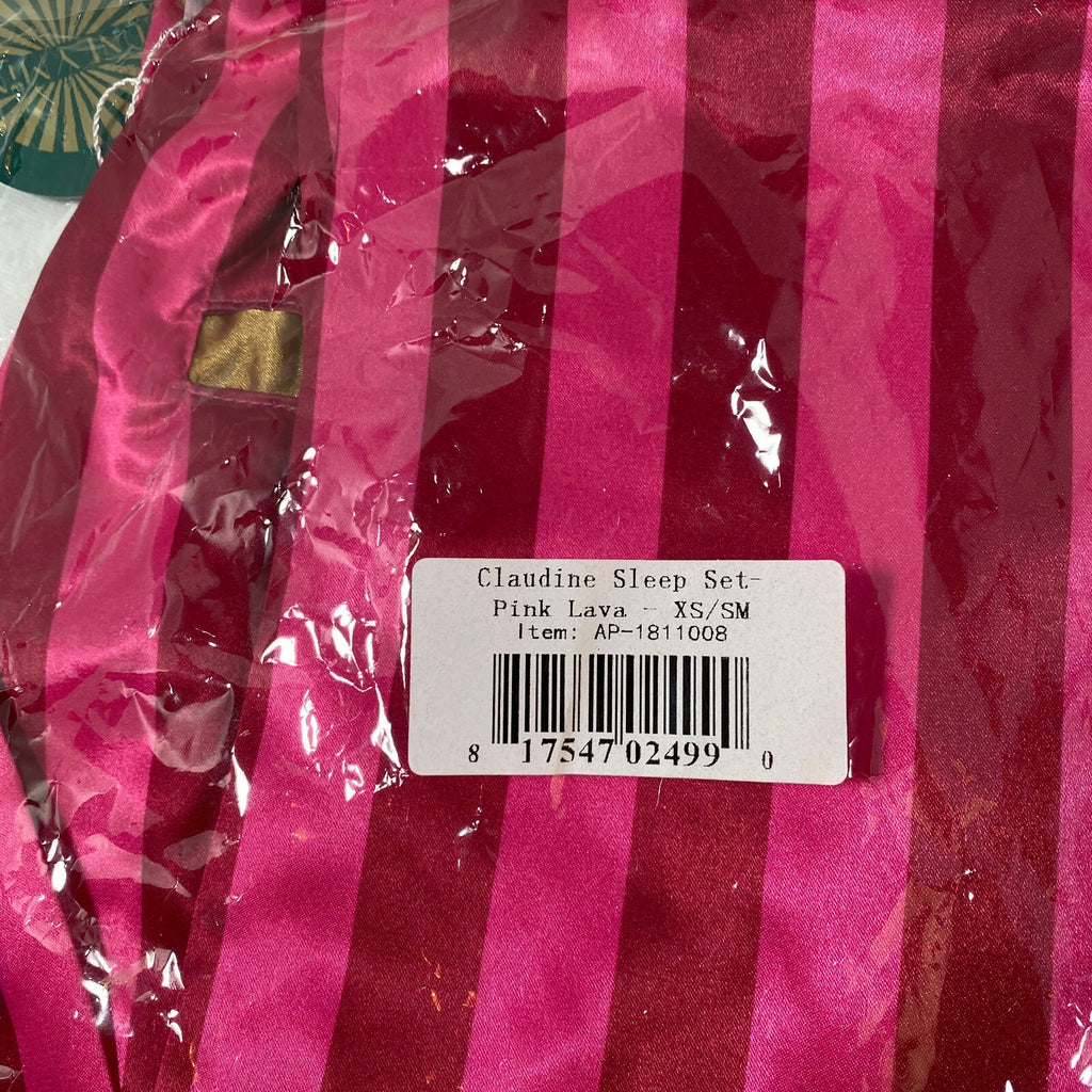 Honey Minx Women's Claudine Sleep Set Size XS/S - Pink Lava - Brand New