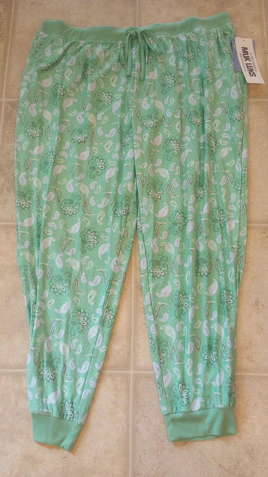 Muk Luks Dream Knit Pajamas/Loungewear Shirt/Pant Set Size 2X Super Soft Jogger