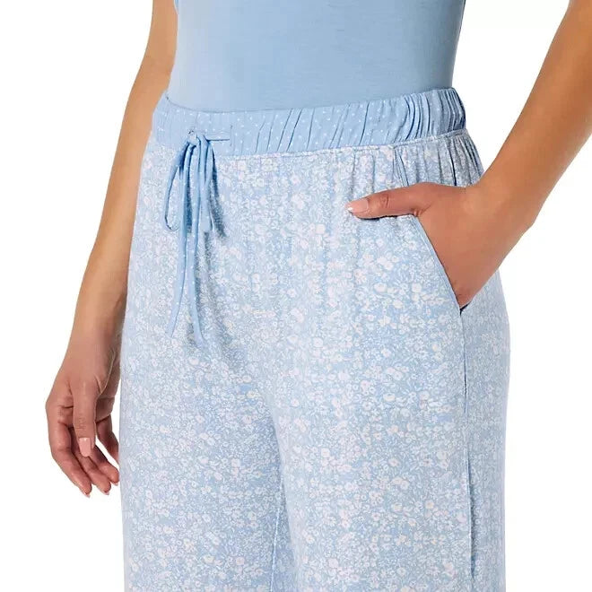 Gap Ladies Short Sleeve Sleep Set Blue Bell Ditsy Size XS