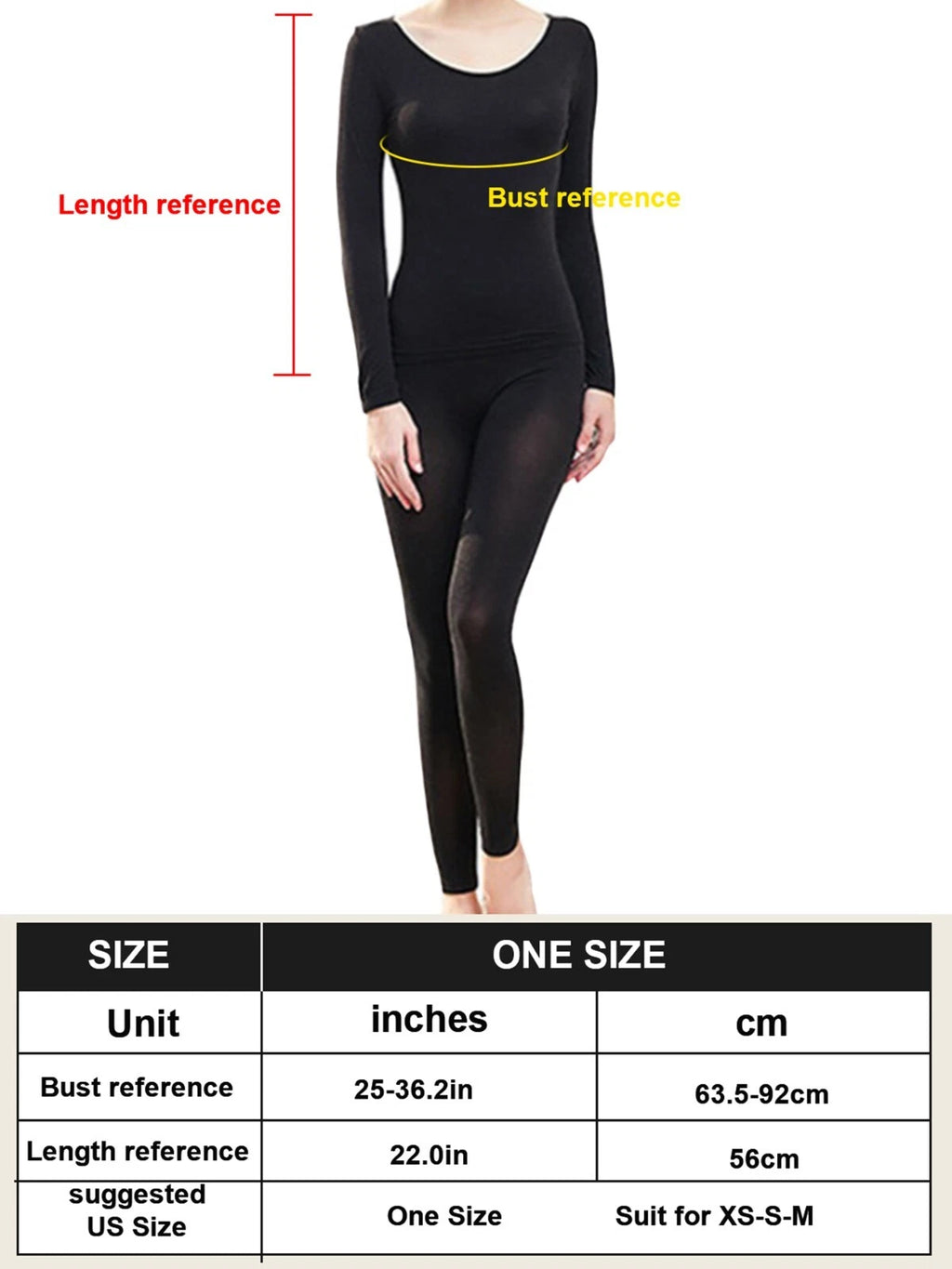 Women Ultra Thin High Elasticity Thermal Long Johns Underwear Top&Bottom 2PC Set