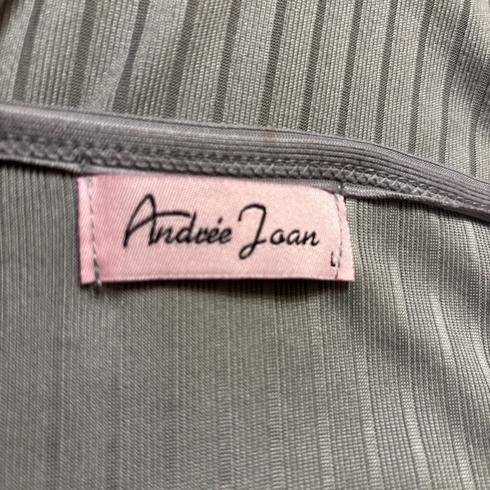 Andree Joan 2 Piece Women’s Pajama Set Size Large Gray Brand New