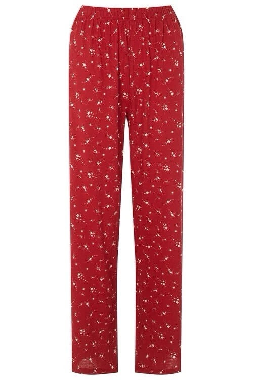 Bon Marche Red All Over Star Print  Pyjama Set Long Sleeve 20/22 BNWT Rrp £16
