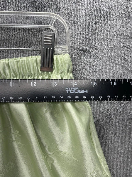 Amanda Stewart Intimates Set Woman’s Size Medium Floral Print Light Green
