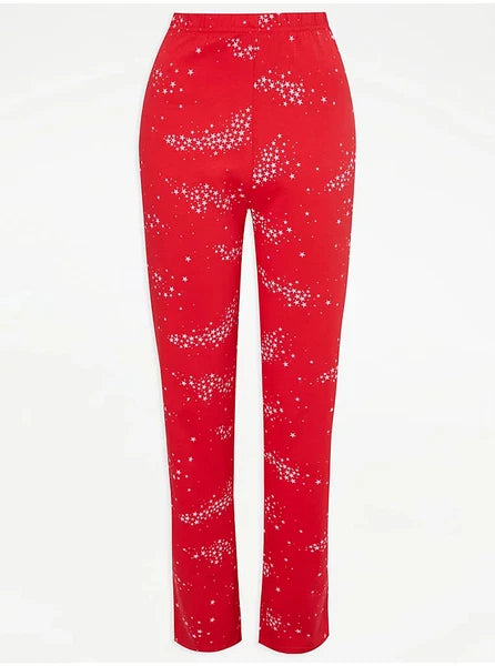 Ladies New Ex George Cotton Star Print Pyjamas  Size 4-6 8-10 12-14 16-18 20-22