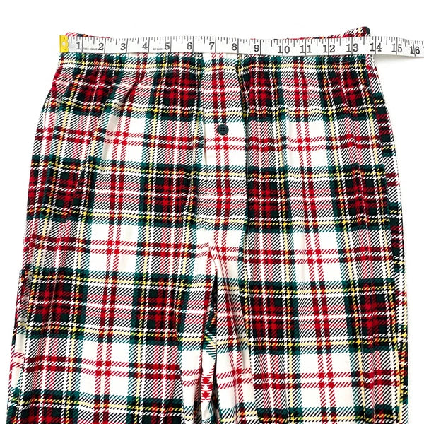 Jolly Jammies Womens Size S Long Sleeve 2 PC Pajama Set Christmas Tartan Plaid