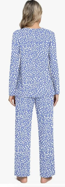 PRETTY Women's Pajamas, Long Sleeve Top, Pants with Pockets, 2X, Excellent! NWOT