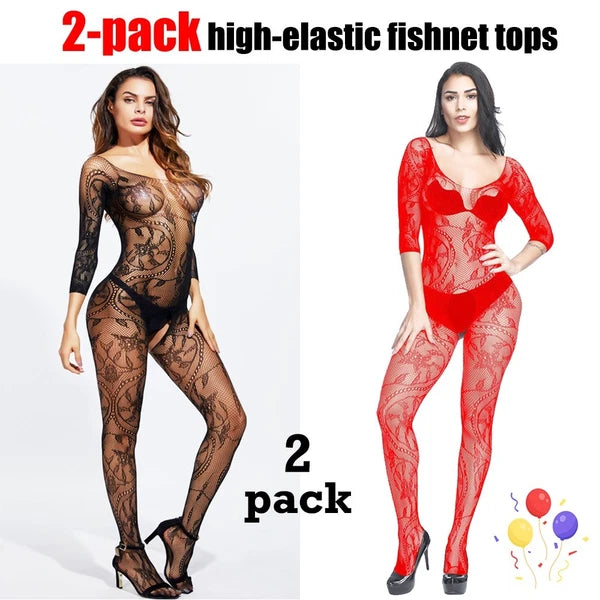 Cozy Feel Sexy Women's Lingerie Fishnet Body stockings Underwear Sleepwear 8507