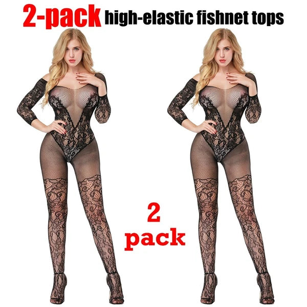 Cozy Feel Sexy Women's Lingerie Fishnet Body stockings Underwear Sleepwear 8507