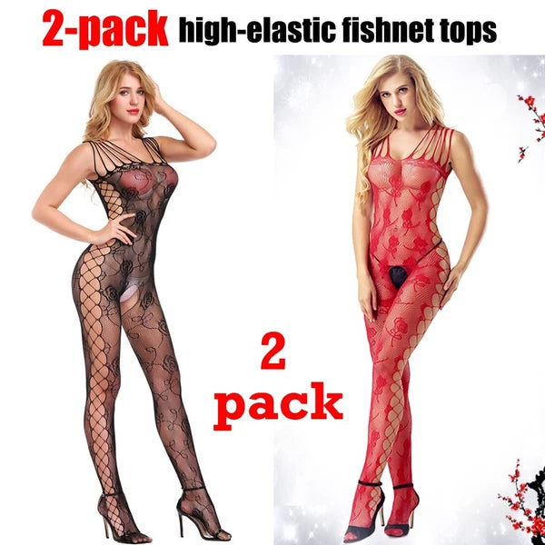 Cozy Feel Sexy Women's Lingerie Fishnet Body stockings Underwear Sleepwear 8507