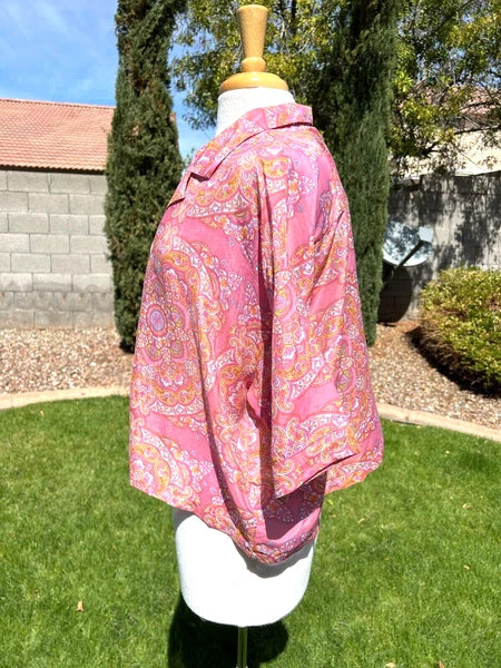 Papinelle Ines Pajamas 2 Piece Set Women's Size L French Rose $114 Gorgeous NWT