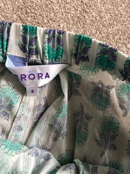 Brora Pyjamas Set Size 8 Button Up Pockets 100% Organic Cotton Quality Excellent