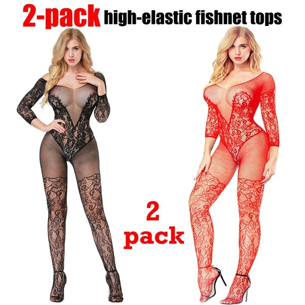 Cozy Feel Sexy Women's Lingerie Fishnet Body stockings Underwear Sleepwear 8507
