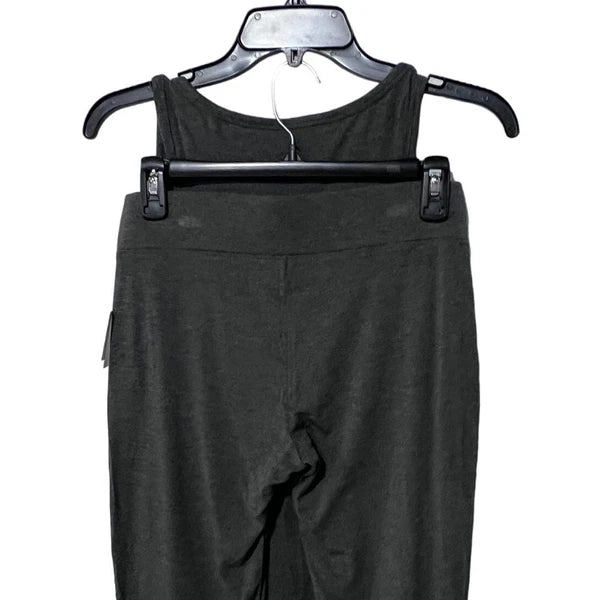 ALFANI WOMENS PAJAMA TANK TOP & LEGGING SET HEATHER CHARCOAL GRAY SMALL NEW!