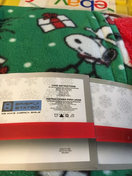 XS Ladies' Peanuts Christmas Cozy Sleep Set Extra Small New w/ Tag  *