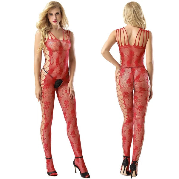 Cozy Feel Sexy Women's Lingerie Fishnet Body stockings Underwear Sleepwear 8507