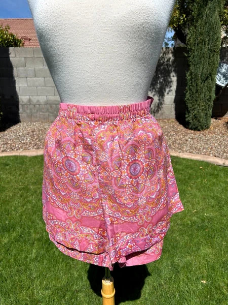 Papinelle Ines Pajamas 2 Piece Set Women's Size L French Rose $114 Gorgeous NWT