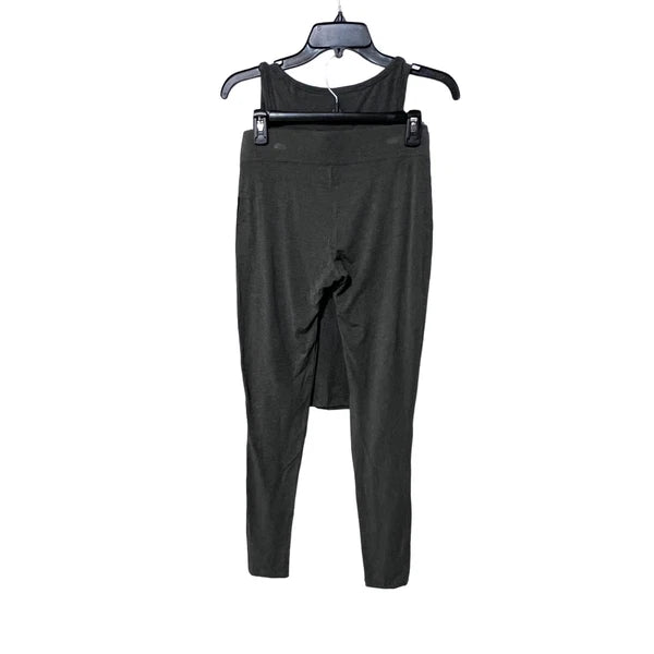 ALFANI WOMENS PAJAMA TANK TOP & LEGGING SET HEATHER CHARCOAL GRAY SMALL NEW!