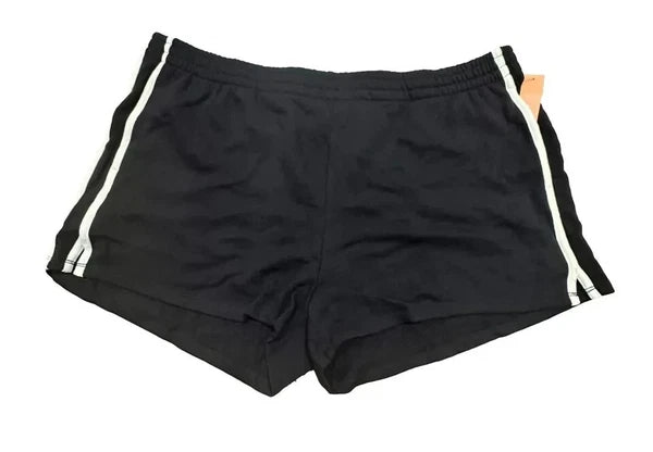 Colsie -Women's Plus Size Retro Striped Lounge Pajama Shorts Black 3X-(NWT)