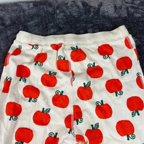 Hanna Andersson Organic Cotton Pumpkin Pajama Set Pants Top Women's S/M