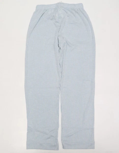 Born Sleepwear Jersey Seeksucker Short Sleeve Pant Set Blue Size L BO32139AS-BL
