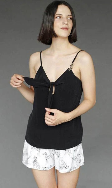 Camisole & shorty set new, in 100% cotton VEGAN fabric NOW REDUCED