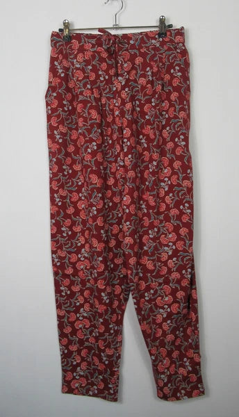 Seasalt Cornwall Setting Sun Jersey Pyjamas Smudged Carnation Jam/Red  8 - 18