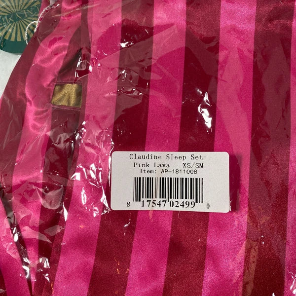 Honey Minx Women's Claudine Sleep Set Size XS/S - Pink Lava - Brand New