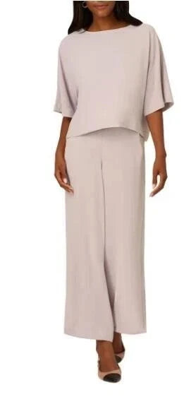 Adrianna Papell Ladies  Airflow Loungewear 2-Piece Set - Gray - Large New