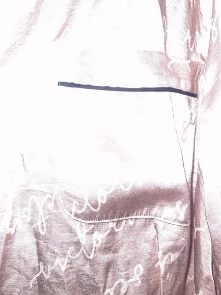 Vintage Victorias Secret Pajama Set Pink Size XL