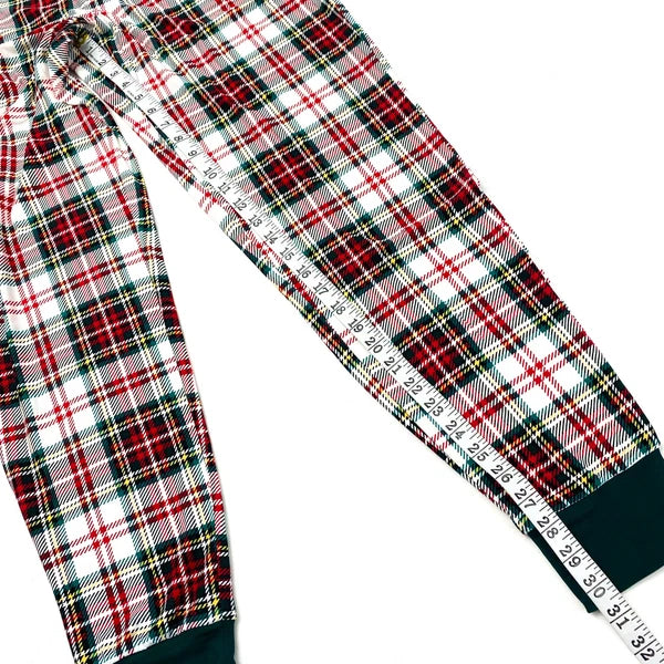 Jolly Jammies Womens Size S Long Sleeve 2 PC Pajama Set Christmas Tartan Plaid